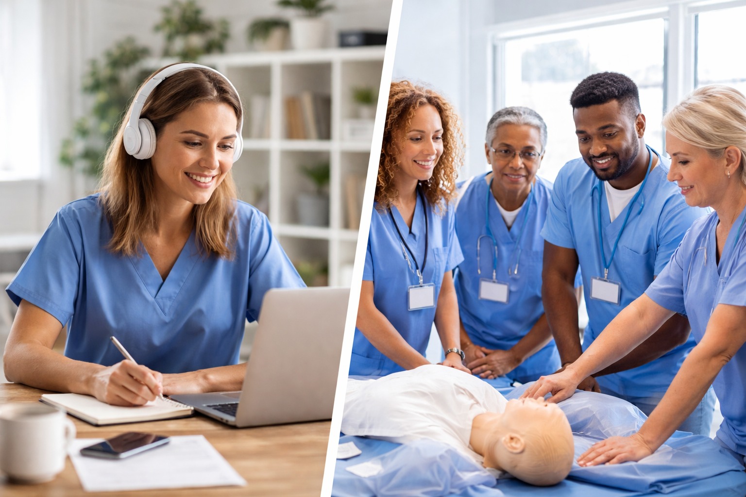 Online vs In-Person Training for Care Qualifications:      Evaluating the Best Option for Your Career Path